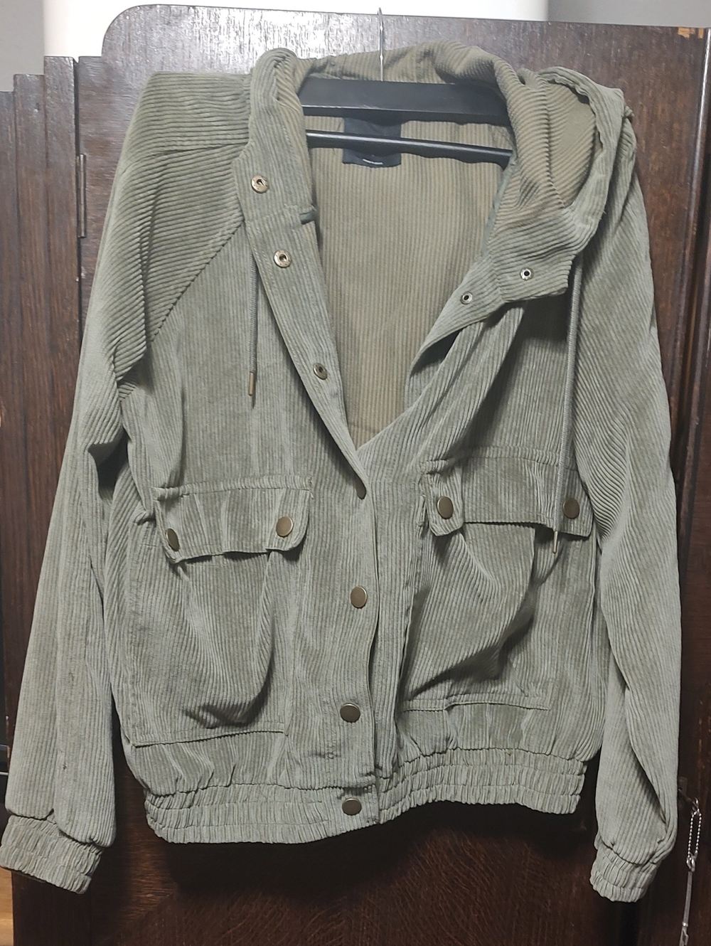 Velvet Hooded Jacket